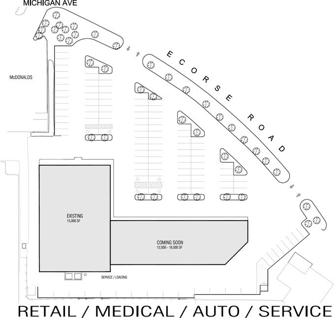 50 Ecorse Rd, Ypsilanti, MI 48198 Retail for Lease